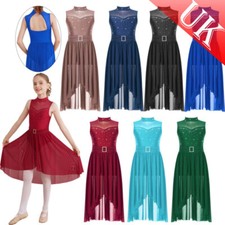 UK Girls Lyrical Dance Dress