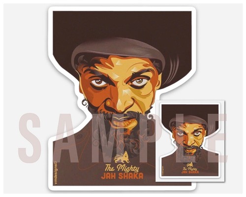 Jah shaka magnet sticker - shaka:, +