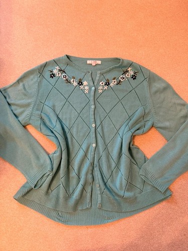 Julipa teal embroidered floral - julipa,