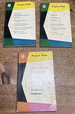 3 Vintage Penguin Plays Paperback Books 1950’s Editions Tennessee Williams Etc