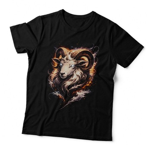 Goat shirt halftone - t-shirt,, spiral