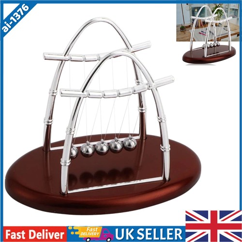 Silver metal newtons cradle - silver,