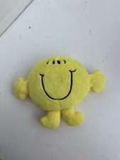 Vintage Persil Mr Men Mr Happy Soft Toy - 5 Inch Plush Toy