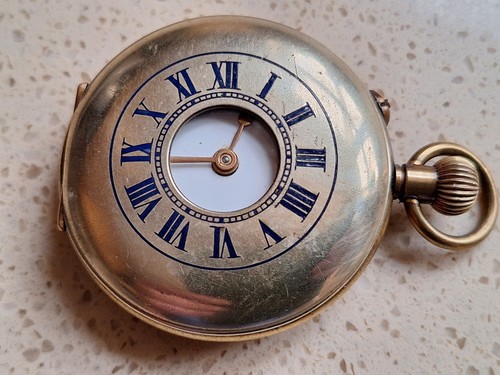 Antique gold plated half - plated,