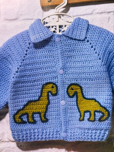Dinosaur design cardigan - dinosaur,
