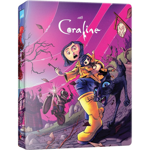 Coraline steel book blu ray - coraline, [blu-ray]
