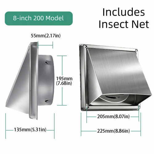 Stainless steel exterior wall - stainless,