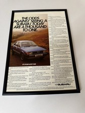 Framed Original 1981 Subaru
