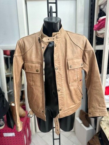 Belstaff mens brown leather - belstaff,