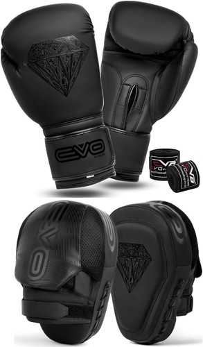 Boxing gloves and focus - and, pads