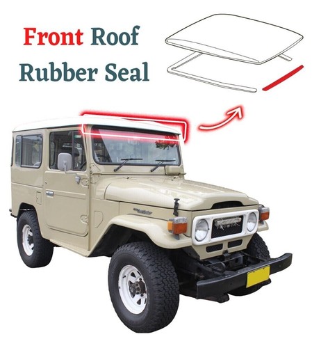 Weatherstrip front roof - weatherstrip, rubber