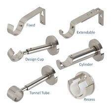Curtain Pole Bracket, Satin