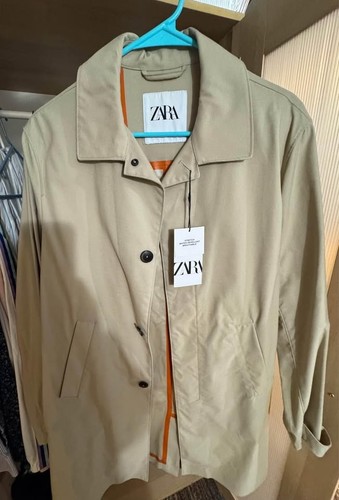 Zara men beige trench - men’s,