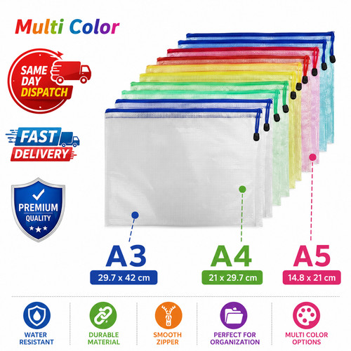 12pcs plastic wallet - 12pcs, a3/a4/a5