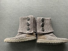 UGG AUSTRALIA GREY CARDI KNIT