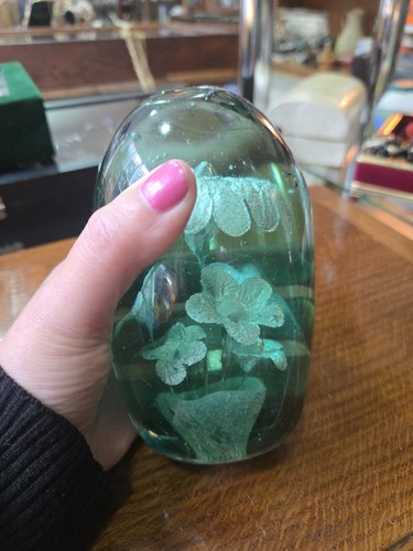 Large antique victorian green - antique,