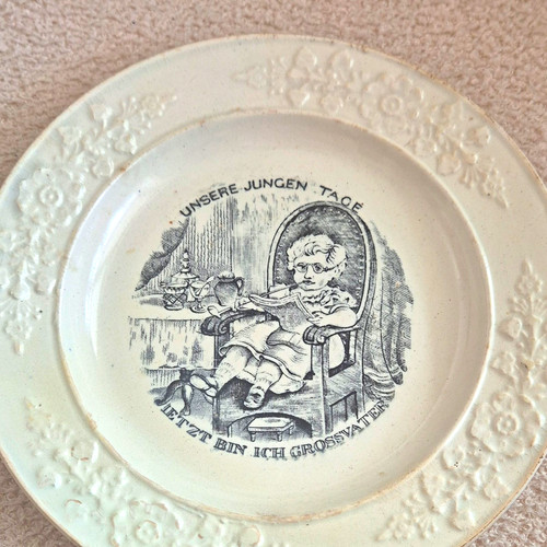 German embossed ceramic - german,