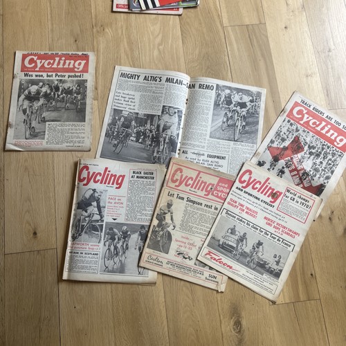 Cycling magazines 1965 1968 - cycling,