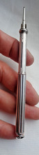 FINE VICTORIAN SOLID SILVER COMBINATION PROPELLING PENCIL & DIP INK PEN