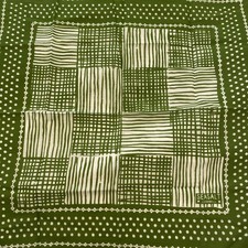 SEASALT Cotton Sailor Square - Neckerchief BNWOT - Hatch Patchwork Dark Citron