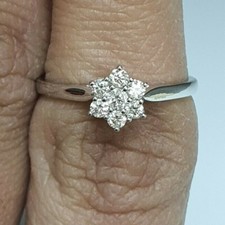 18Ct White Gold & Diamond