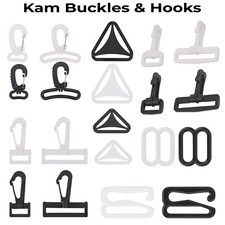 Black White Plastic Swivel