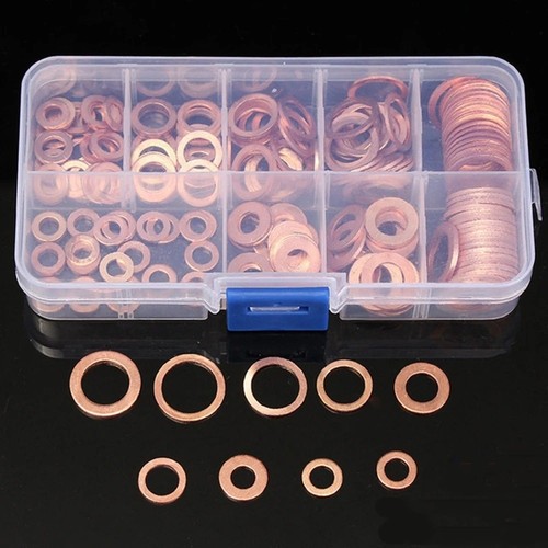 200pcs sizes solid copper - 200pcs,