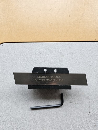 Lathe parting tool 3 - x, 3/16