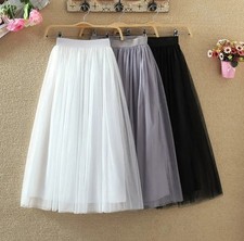 New Womens Mesh Tulle Tutu