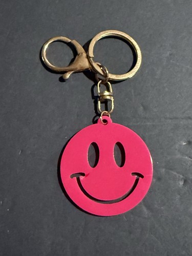 Diameter pink smiley face - pink,