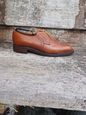 JOSEPH CHEANEY DERBY SHOES VINTAGE BROWN TAN LEATHER UK11 MENS MOLTON EXC COND