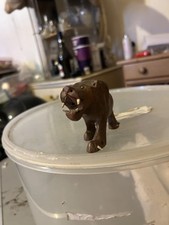 Wooden Lion Figurine