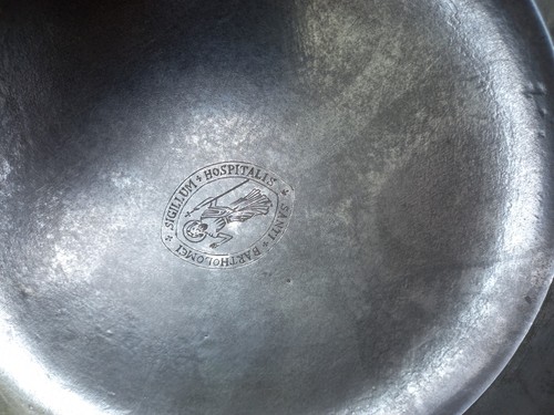 Pewter plate engraved with - plate,