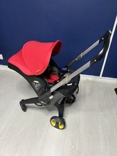 Doona+ Stroller in Red + pram compact foldable pushchair for travel