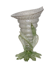 LOETZ SHELL VASE SOLDER GLASS