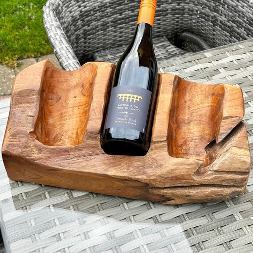 Driftwood triple wine bottle - triple,