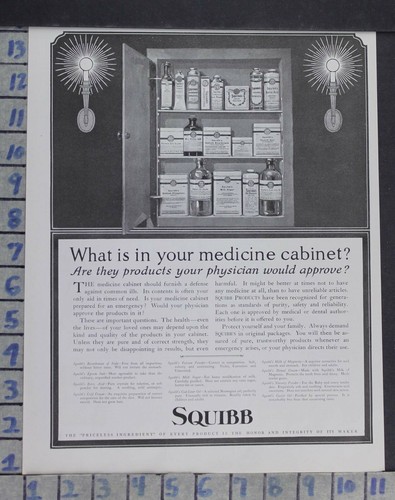 1924 medical medicine cabinet - medical,