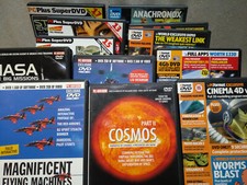 lot of 12 Retro Computing Magazine DVD PCPLUS  PC ADVISOR PC FORMAT Software 12x