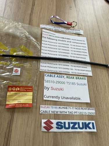 Suzuki ts185 jklmab nos - ts185, 71-77