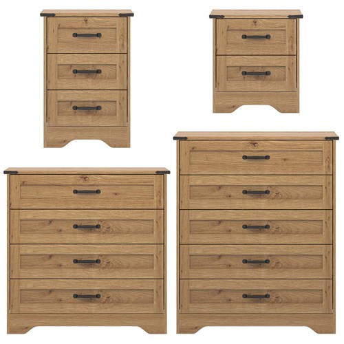 Panelled chest of - chest,