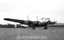 445x60mm Aicraft Negative NX665 Avro 683 Lancaster BVII RAF Langar 1950
