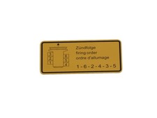 Adhesive sign sticker sign