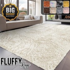 Fluffy Rugs Large Rug For Living Room Bedroom Carpet Non Slip Kitchen Floor Mat