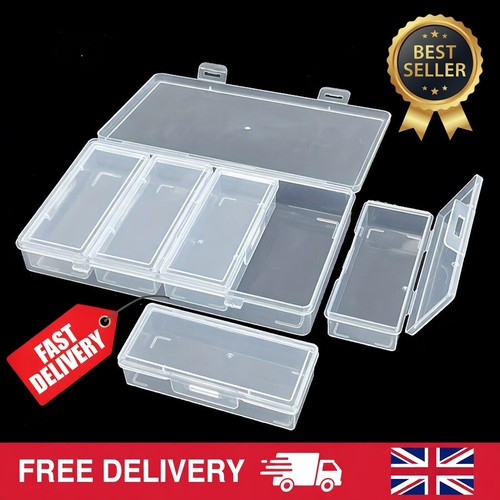 Clear plastic storage box - plastic,