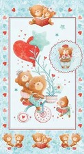 Puffy Teddy Baby Boy  Panel