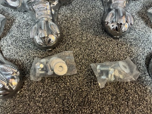 Galvanised claw feet chrome - galvanised,