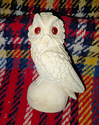 Owl ornament figurine - ornament, figurine,