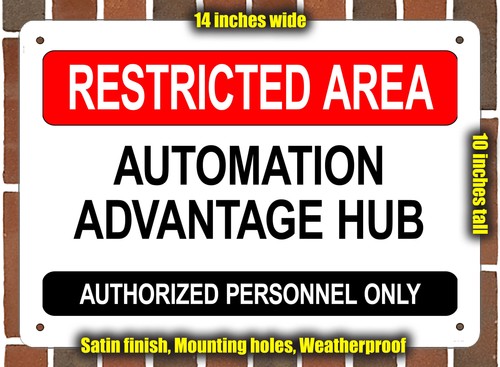 Metal sign automation - metal,