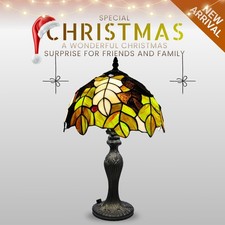 Luxury Tiffany Style 10" Table Lamp Stained Glass  –Handcrafted Shade uk