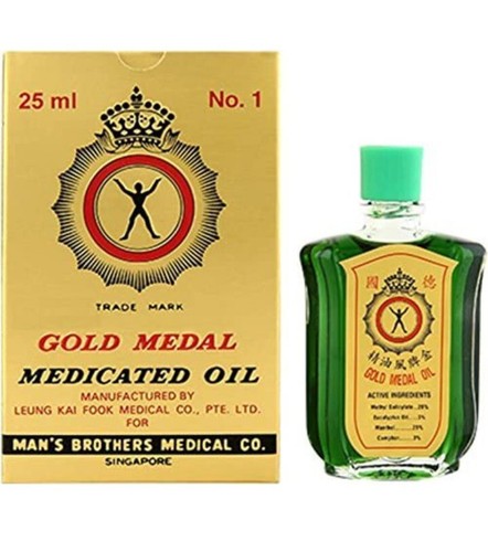 Gold medal medicated - medal, oil
